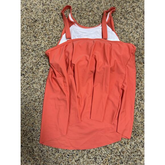 SUUKSESS Women Tummy Control Tankini Bathing Suit Ruffle High Waisted Tropical M - Picture 5 of 12